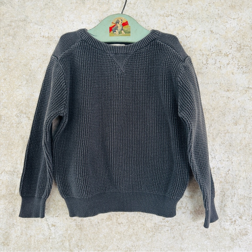 🪩Cherokee Charcoal boys Knit Sweater